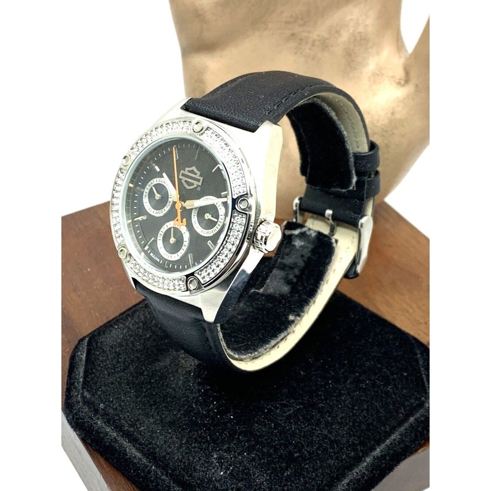 Bulova Silver and Black Women's Watch - Picture 14 of 14